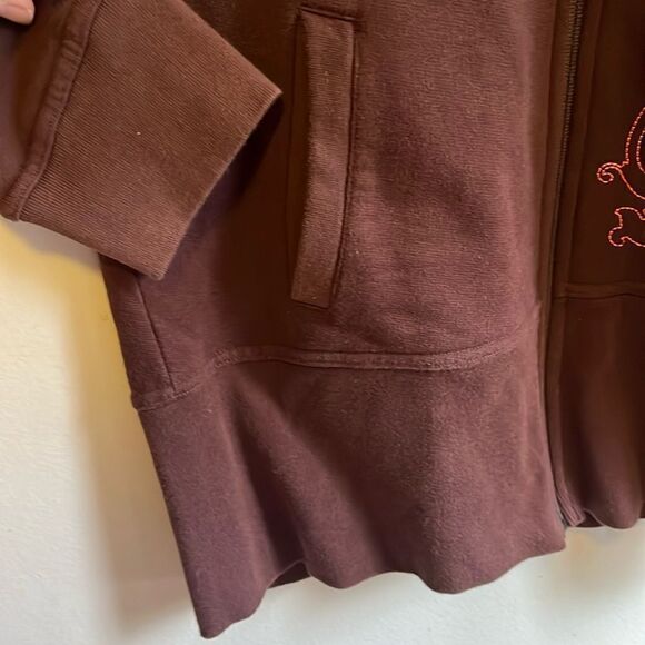 EXCELLENT CONDITION WOMEN’S LARGE VINTAGE SPYDER LONG HOODIE/SWEATSHIRT FULL ZIP - Picture 6 of 10